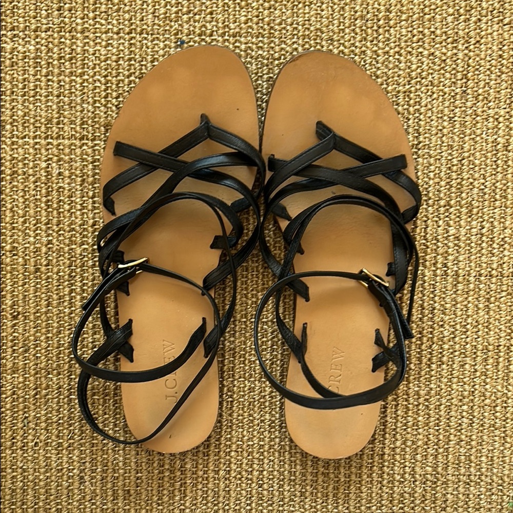 J Crew Strappy Sandals, size 7